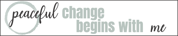 Peaceful Change Begins with Me Logo